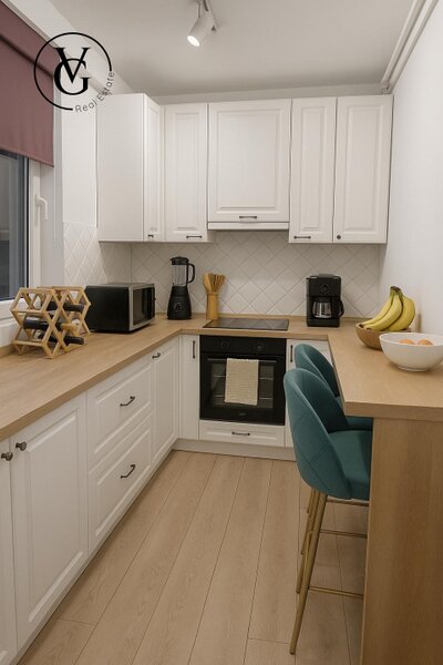 Jiului, apartament 3 camere complet mobilat modern si curte.