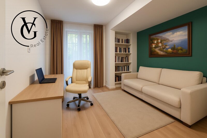 Jiului, apartament 3 camere complet mobilat modern si curte.