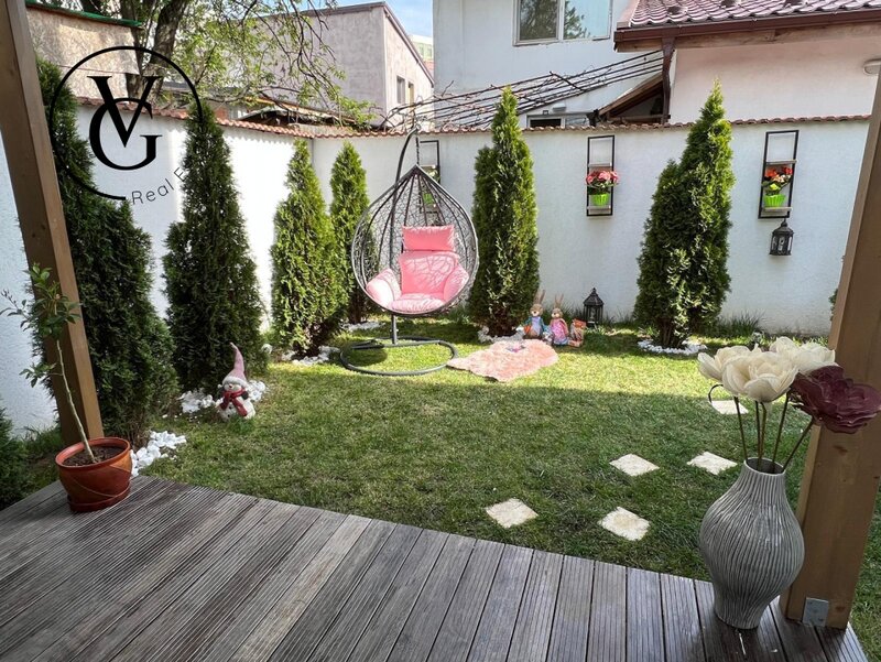 Jiului, apartament 3 camere complet mobilat modern si curte.